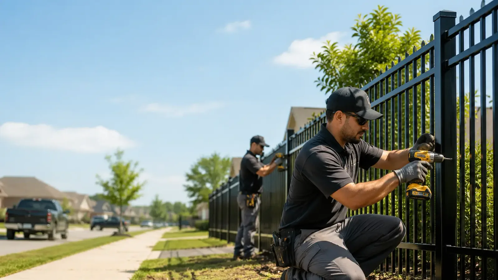 Metal Fence Installation in Wood, SD